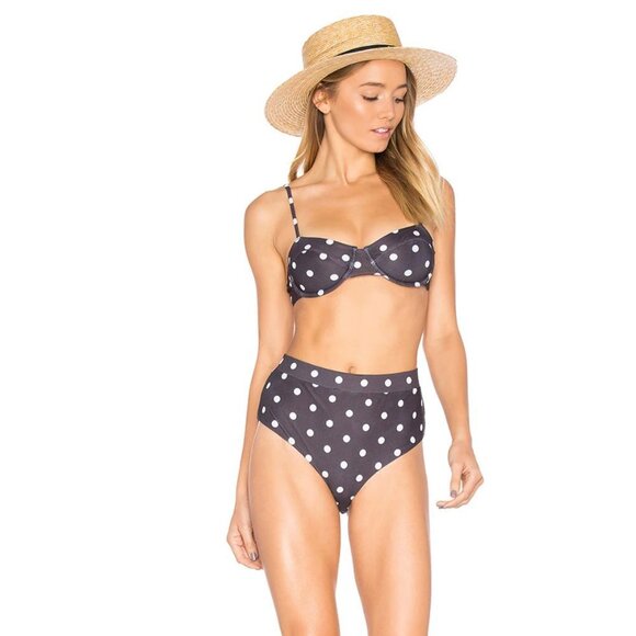 House of Harlow 1960 x REVOLVE Mariah High-Waisted Polka Dot High Waist Bottom - Picture 1 of 7